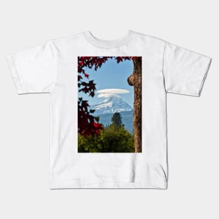 Mount Hood Close Up Kids T-Shirt